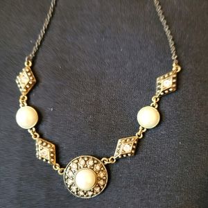 Vintage Necklace in brass color